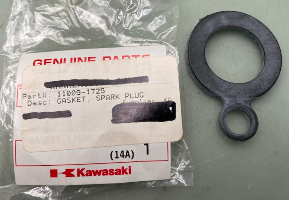 Kawasaki 11009-1725 Gasket Spark Plug New Genuine