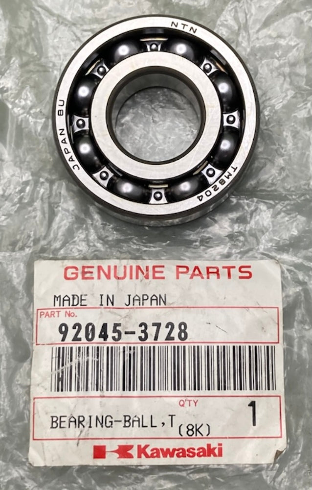 Kawasaki 92045-3728 Ball Bearing TMB204C4 New Genuine