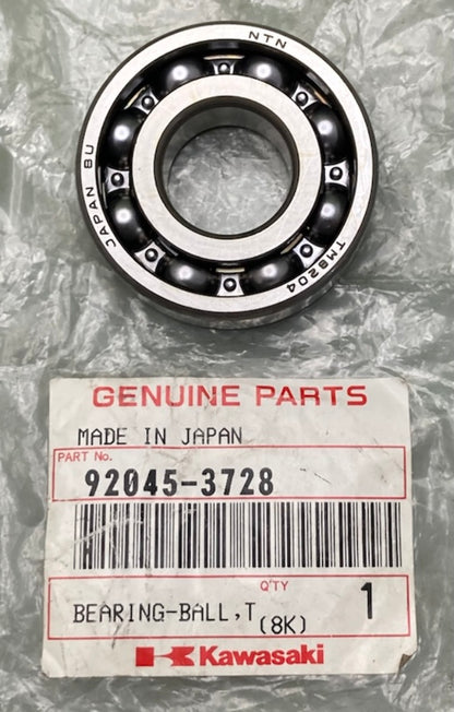 Kawasaki 92045-3728 Ball Bearing TMB204C4 New Genuine