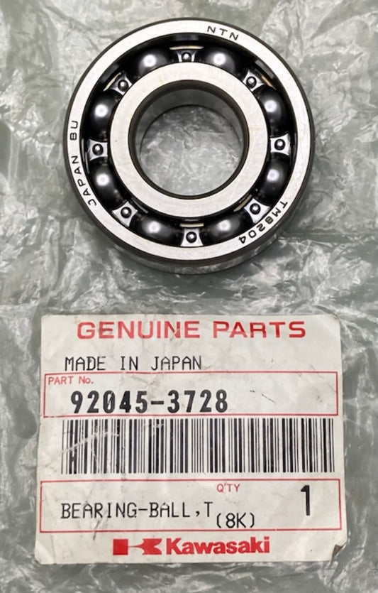 Kawasaki 92045-3728 Ball Bearing TMB204C4 New Genuine