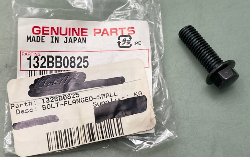 Kawasaki 132BB0825 Bolt Flanged Small 8x25 New Genuine