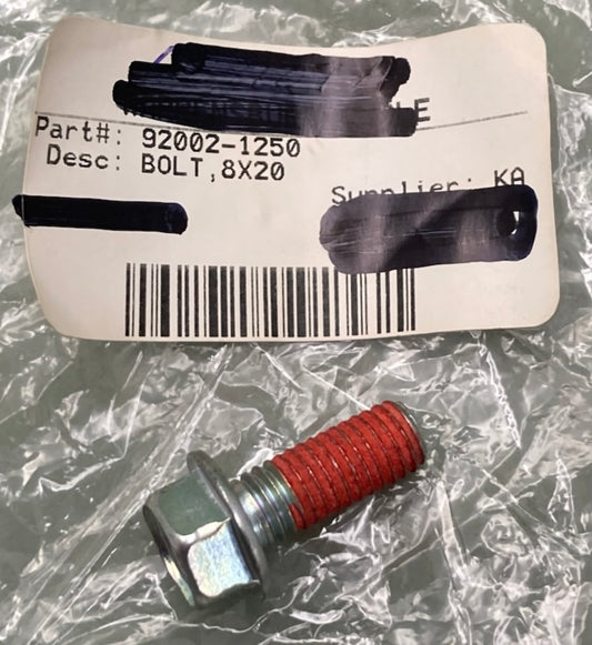 Kawasaki 92002-1250 Bolt 8x20 New Replaces