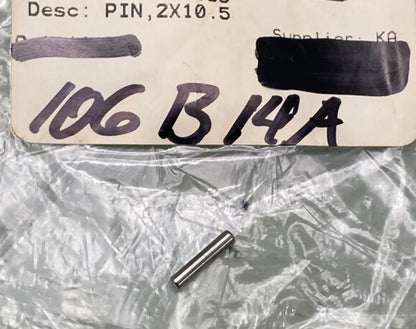 Kawasaki 92043-0083 Pin 2x10.5 New Replaces
