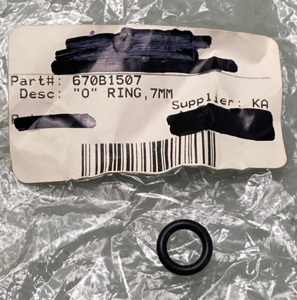Kawasaki 670B1507 O-Ring 7 MM New Replaces