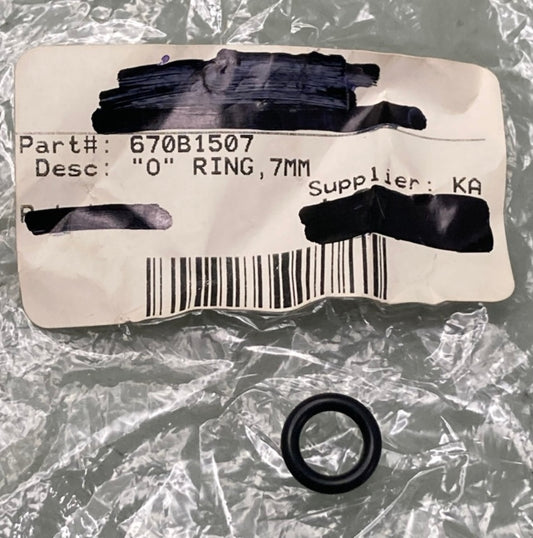 Kawasaki 670B1507 O-Ring 7 MM New Replaces