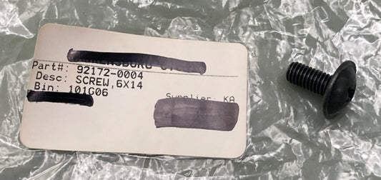 Kawasaki 92172-0004 Screw 6x14 New Replaces