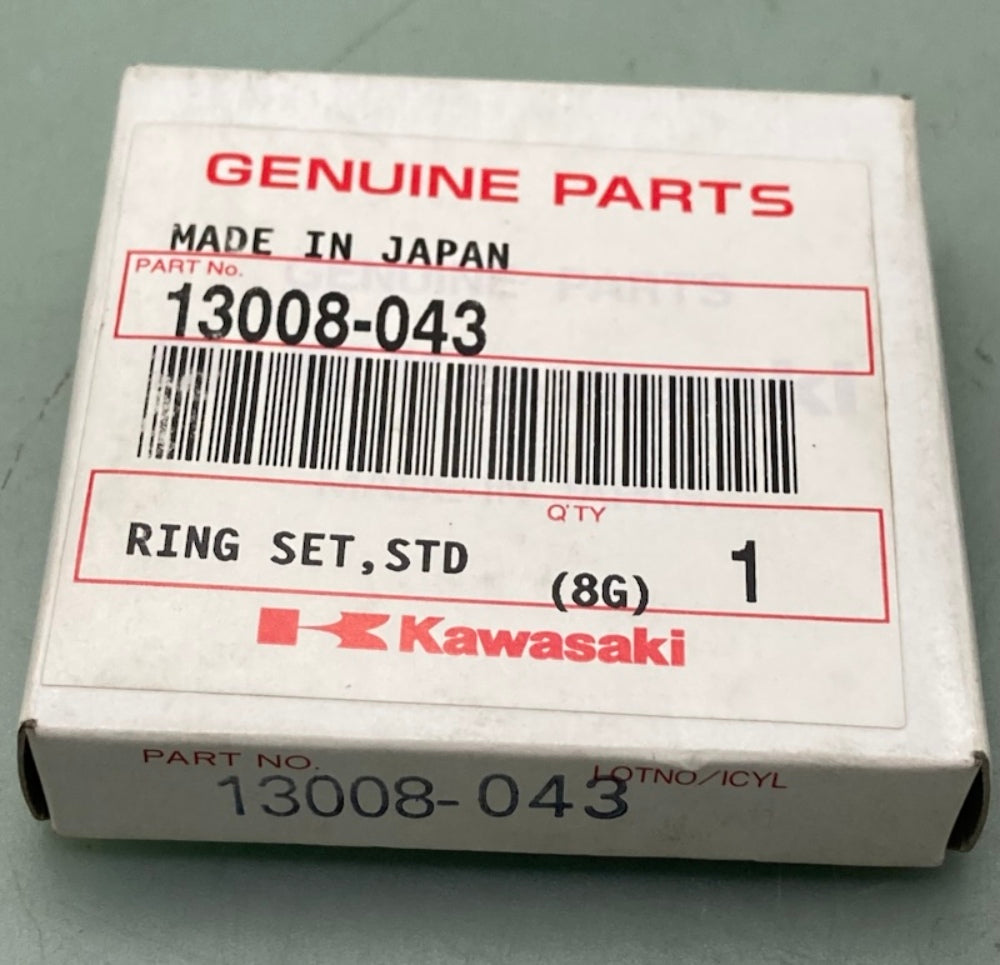 Kawasaki 13008-043 Ring Set Piston STD New Genuine