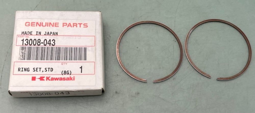 Kawasaki 13008-043 Ring Set Piston STD New Genuine