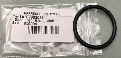 Kawasaki 670B3035 O-Ring 35MM New Replaces