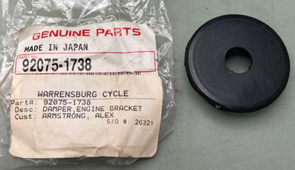 Kawasaki 92075-1738 Damper Engine Bracket New Genuine