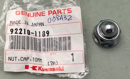 Kawasaki 92210-1189 Nut Cap 10MM New Genuine
