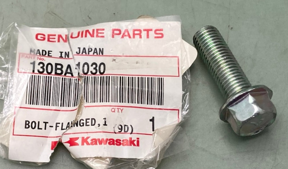 Kawasaki 130BA1030 Bolt-Flanged 10x30 New Genuine 130G1030, 130V1030