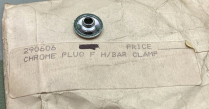 Qty 20 Drag Specialties 290606 Chrome Handlebar Plug New Genuine