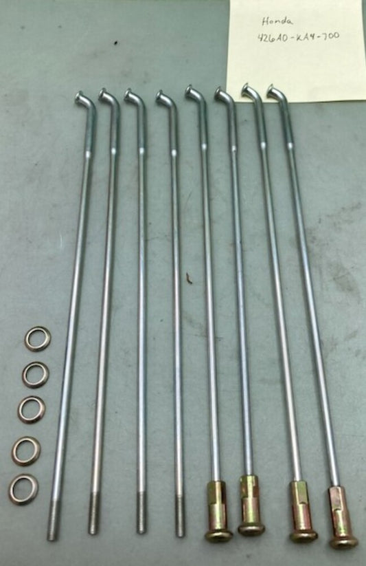 Replaces Honda 426A0-KA4-700 Rear Spoke Set of 8 New Incomplete Set