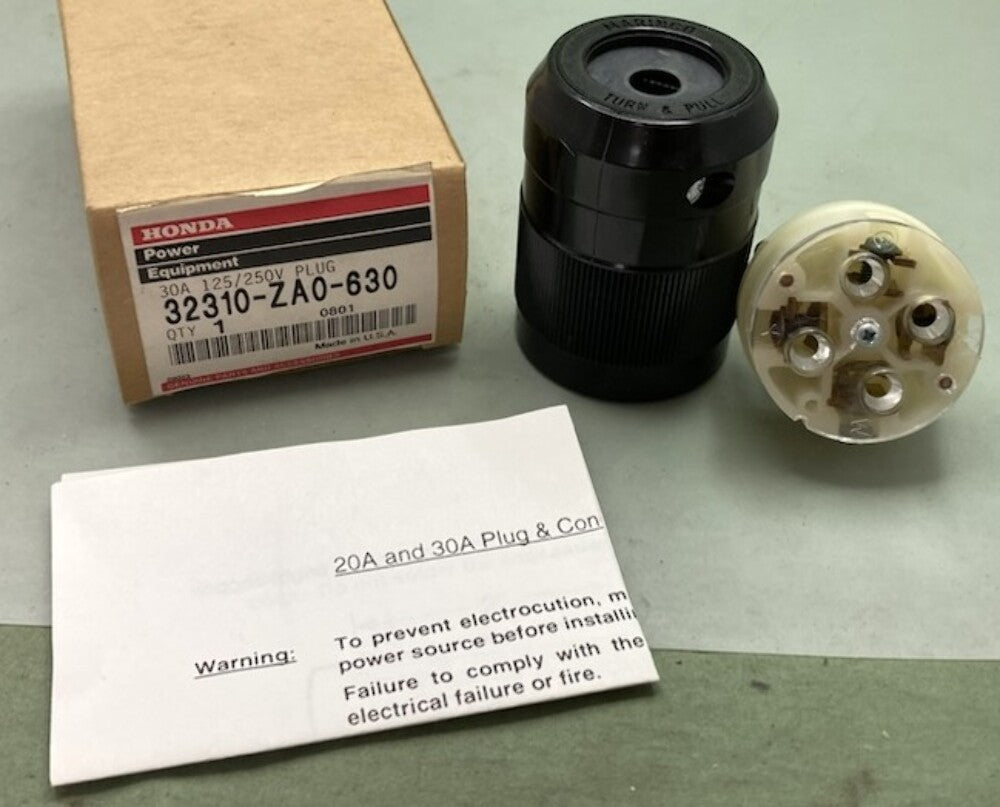 Honda 32310-ZA0-630 30A 125/250V Plug New Genuine