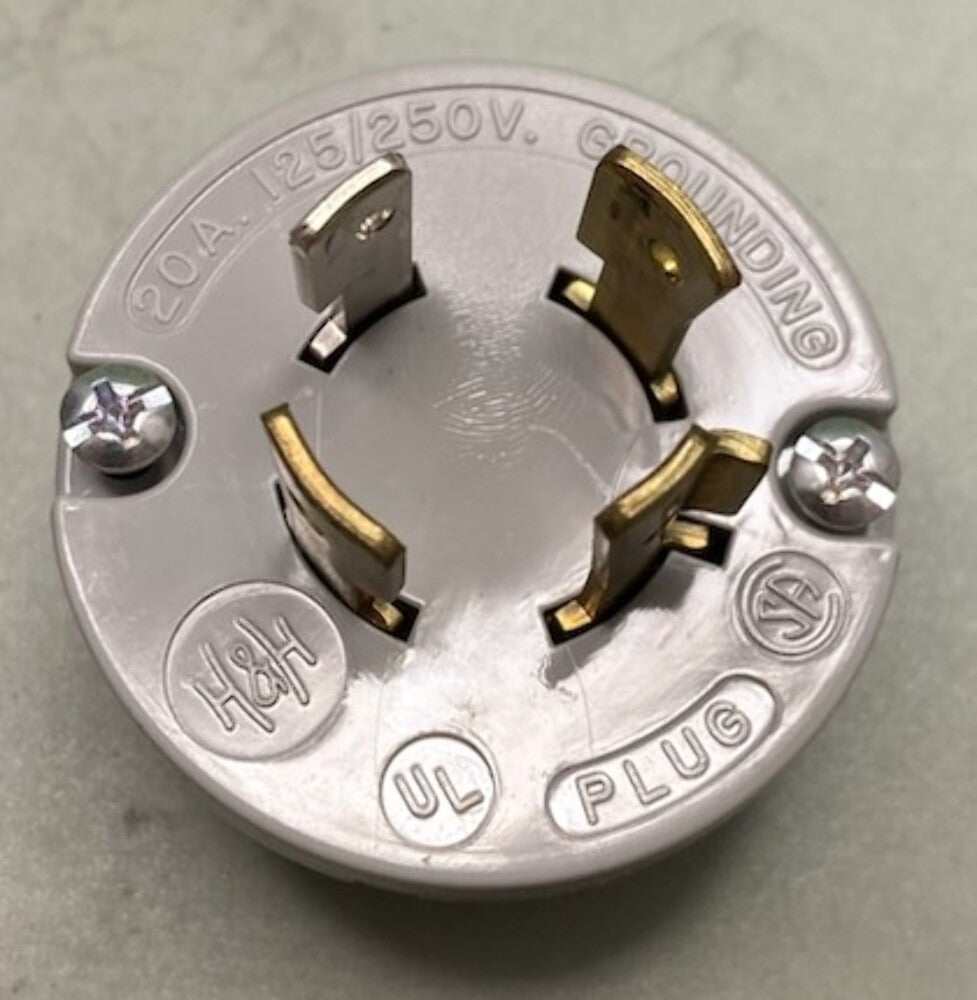 Arrow Hart 6402 Locking Plug 20A 125/250V New Genuine