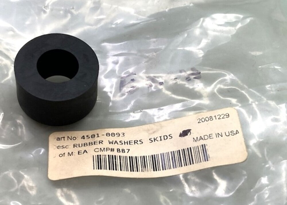 Qty 8 Replaces Moose 4501-0093 Snowmobile Rubber Washer Skids New