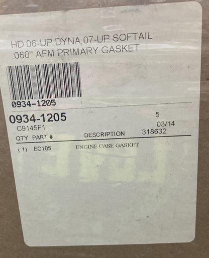 New Genuine Cometic 0934-1205 Primary Gasket, Harley Davidson