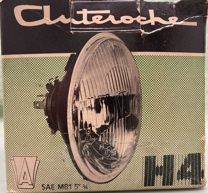 New Genuine Cluteroche H4 Headlight  5" 3/4 SAE M81