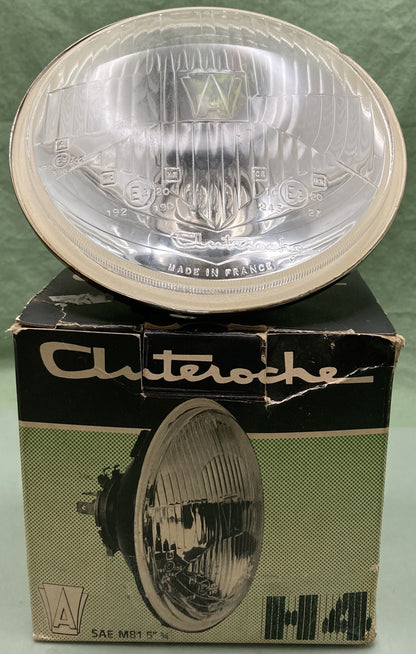 New Genuine Cluteroche H4 Headlight  5" 3/4 SAE M81