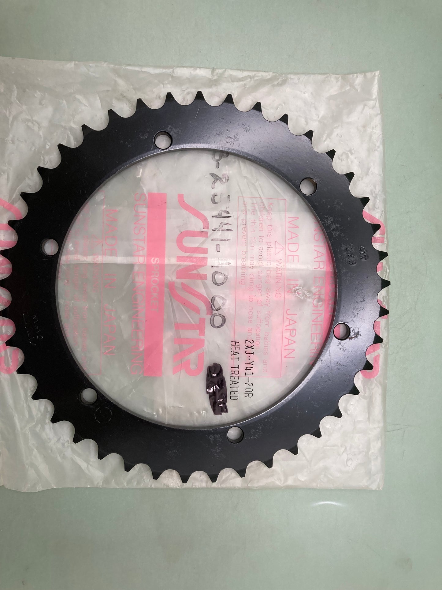 New Genuine Sunstar 2XJ-Y41-20R Heat Treated  Sprocket 41T