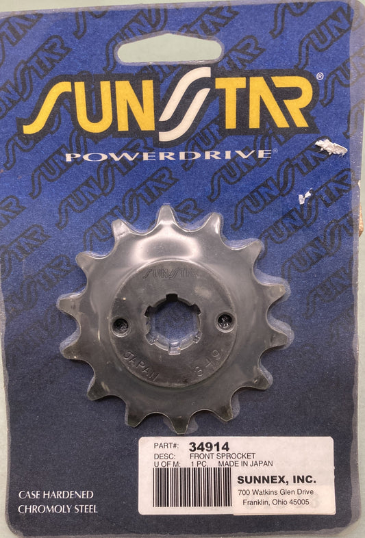 New Genuine Sunstar 34914 front Sprocket 14T