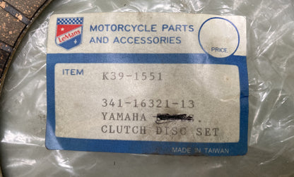 New Genuine LeMans K39-1551 Clutch Disc, Yamaha 341-16321-13