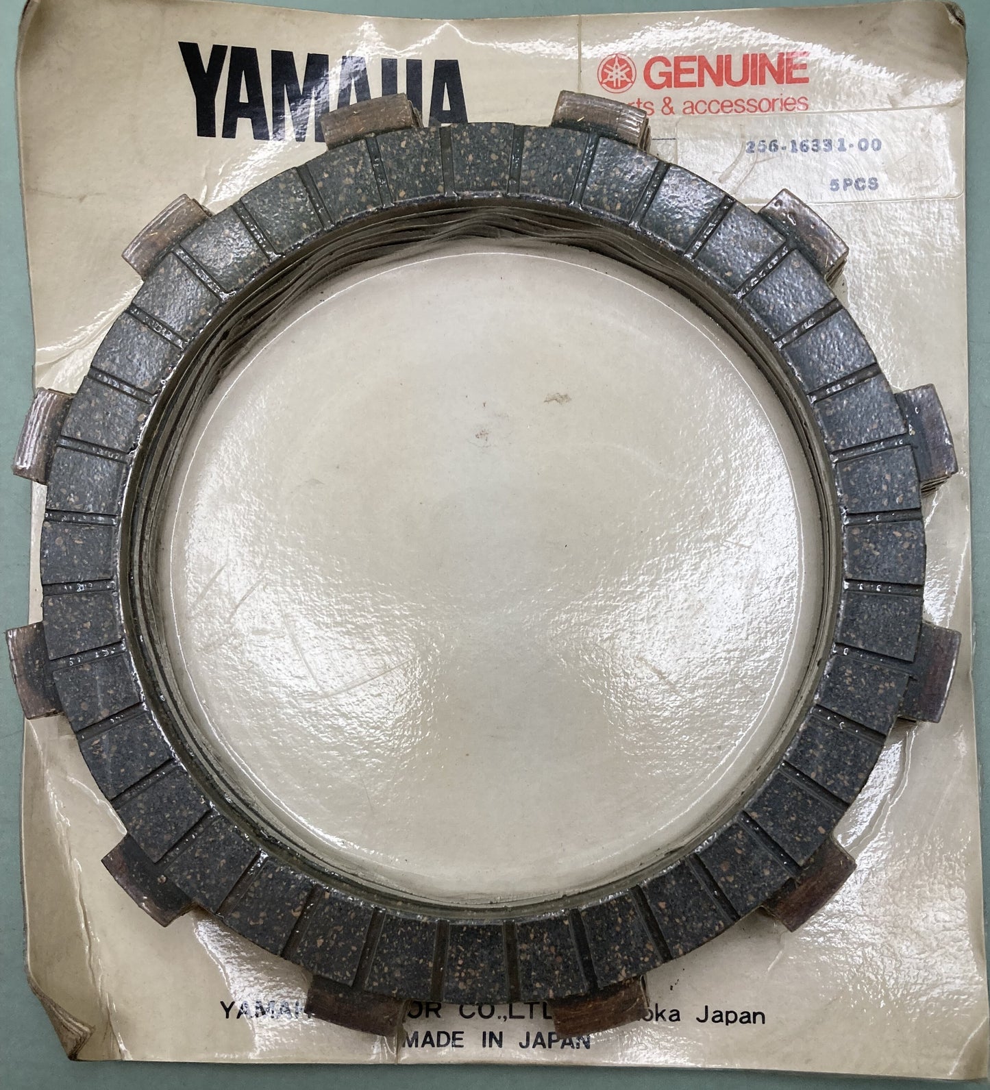 New Genuine Yamaha 256-16331-00 Plate Friction, Set of 5