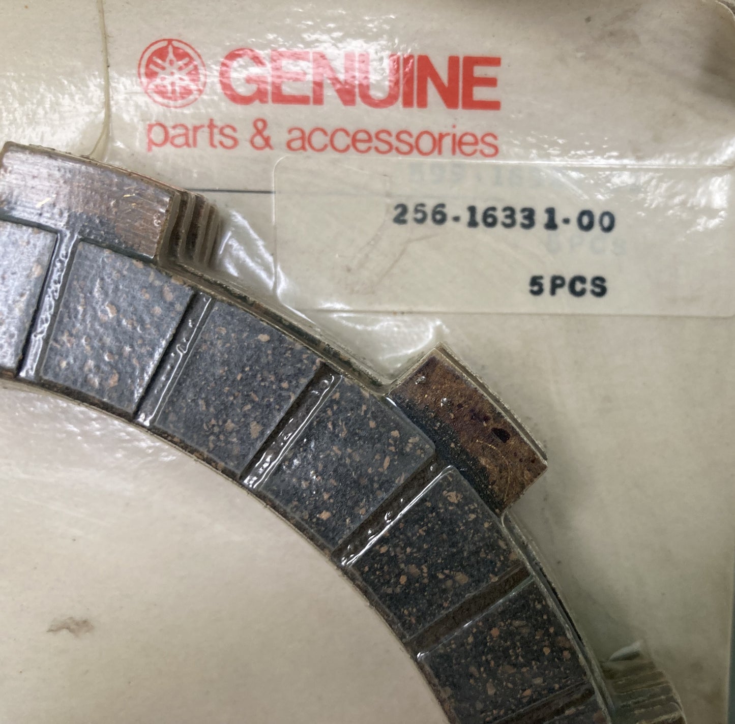 New Genuine Yamaha 256-16331-00 Plate Friction, Set of 5