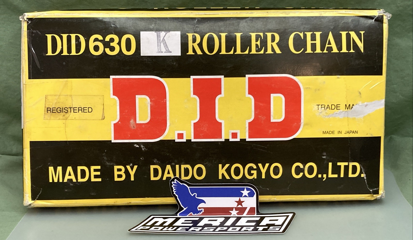 NEW GENUINE DAIDO KOGYO 630K-120L ROLLER MOTORCYCLE DRIVE CHAIN