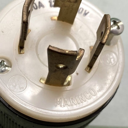 Marinco L14-30 Hubbell Turn and Pull 30A 125/250V Locking Plug Genuine