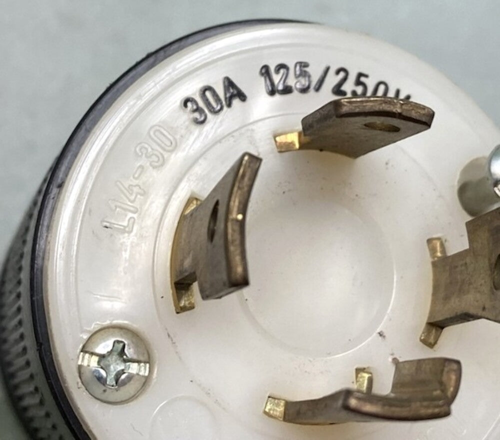 Marinco L14-30 Hubbell Turn and Pull 30A 125/250V Locking Plug Genuine
