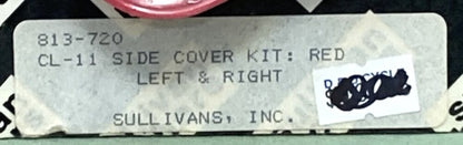 Sullivan Brothers 813-720 CL-11 Side Cover Kit Red New Genuine