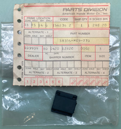 New Genuine Honda 38306-ME9-770 USPENSION, TURN SIGNAL RELAY 38306-ME9-771