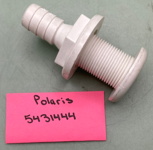 Replaces Polaris 5431444 Fitting Thru Hull Water New