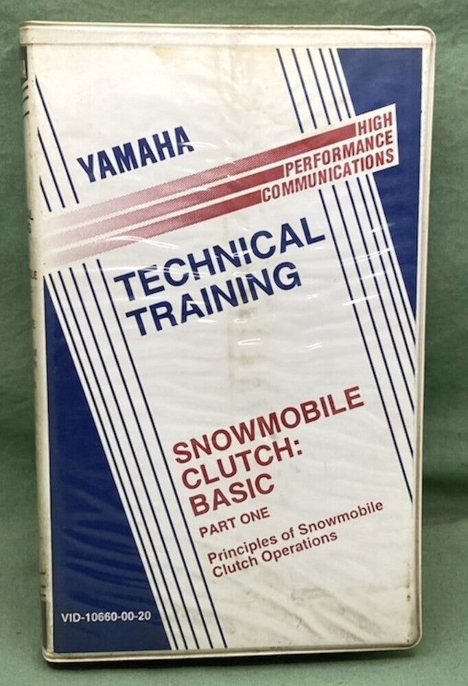 Yamaha VID-10660-00-20 Snowmobile Clutch Part 1 Technical Training VHS New Gen.
