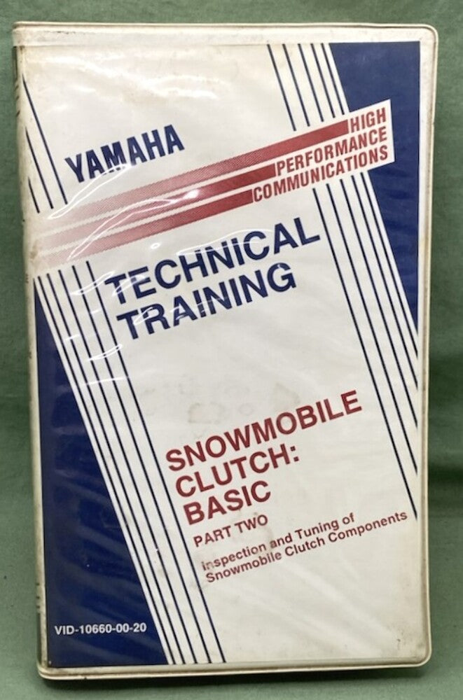 Yamaha VID-10660-00-20 Snowmobile Clutch Part 2 Technical Training VHS New Gen.