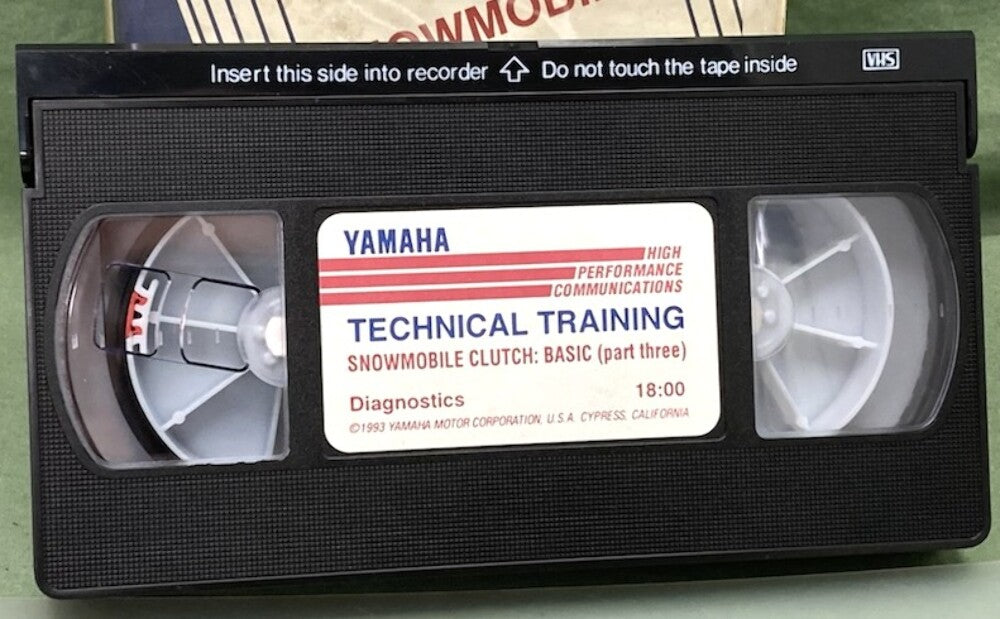 Yamaha VID-10660-00-23 Snowmobile Clutch Part 3 Technical Training VHS New Gen.
