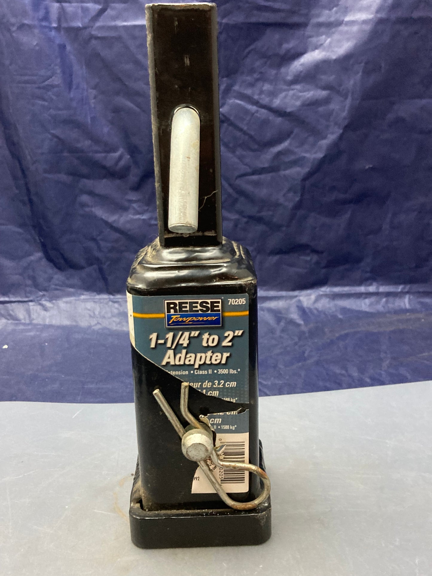 New Genuine Reese 70205 1-1/4" to 2" Receiver Adapter 6" Long
