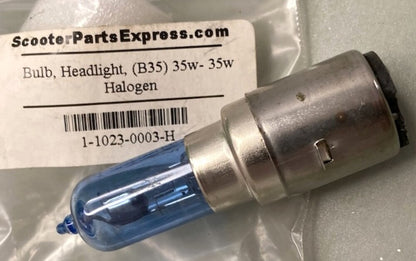 New Replaces GY6 1-1023-0003-H Halogen Headlight Bulb B35 35w