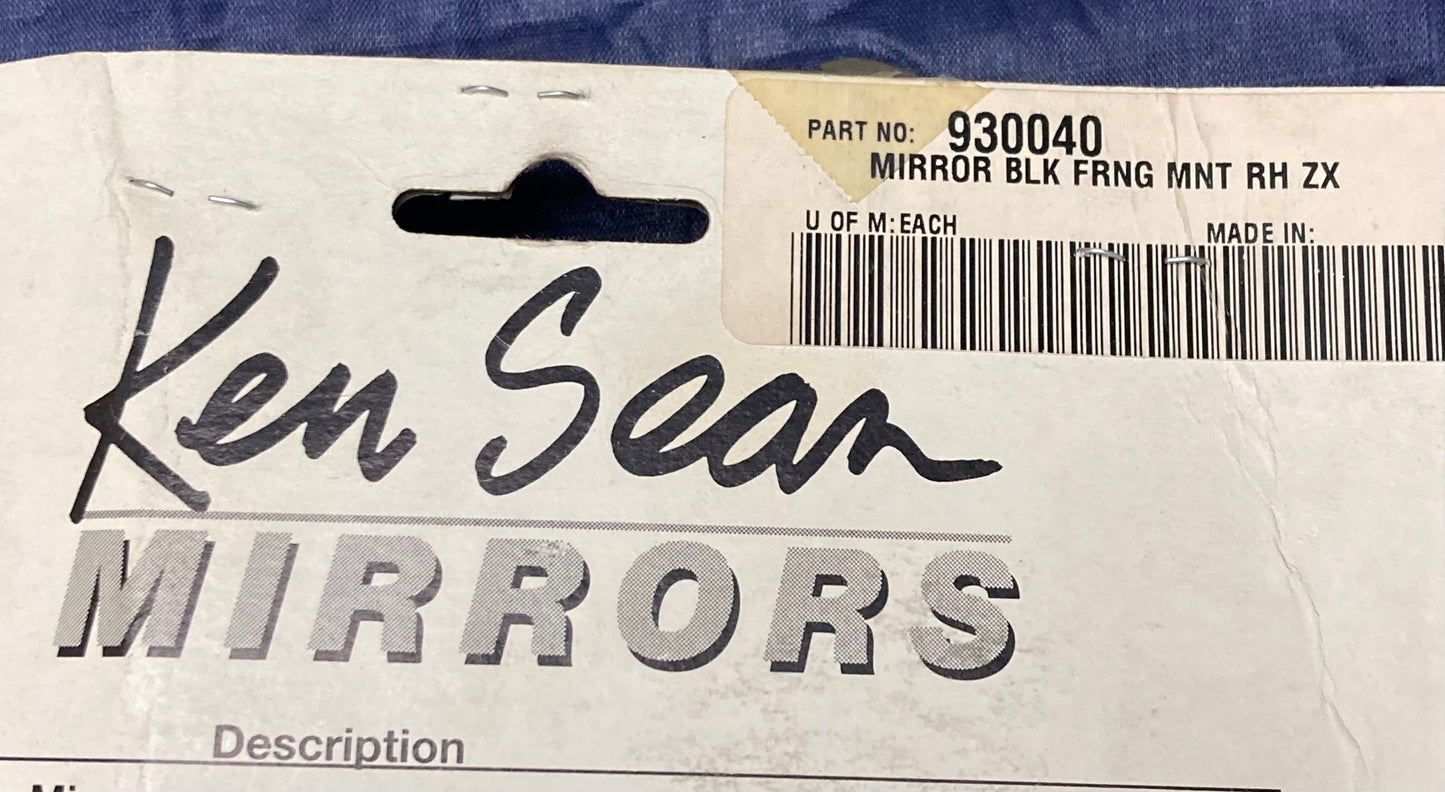 New Genuine Ken Sean 930040 Right Mirror