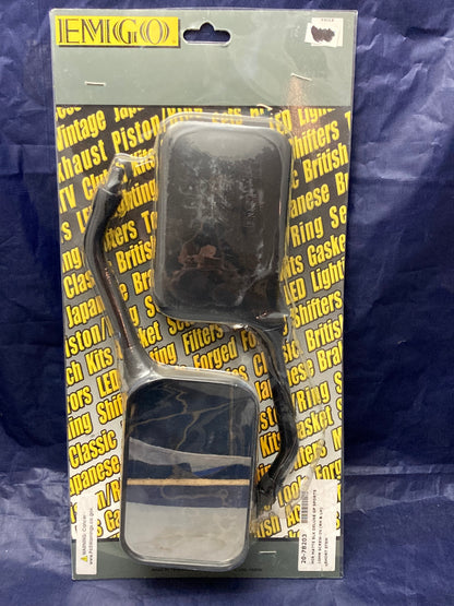 New Genuine Emgo 20-78203 Deluxe GP Mirrors 10MM Mount