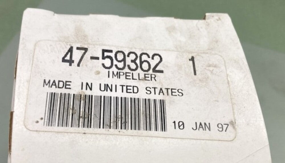 Mercury Quicksilver 47-59362 Impeller New Genuine