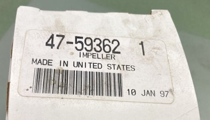 Mercury Quicksilver 47-59362 Impeller New Genuine