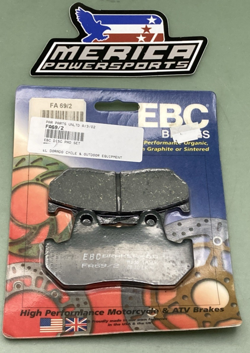 NEW GENUINE EBC FA69/2 High Performance Brake Pads