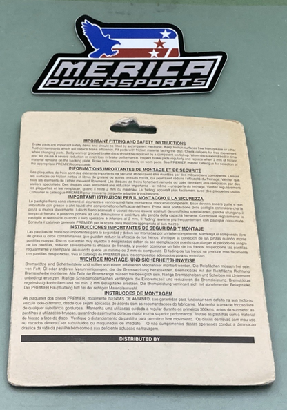 NEW GENUINE PREMIER P18 Sintered Brake Pads