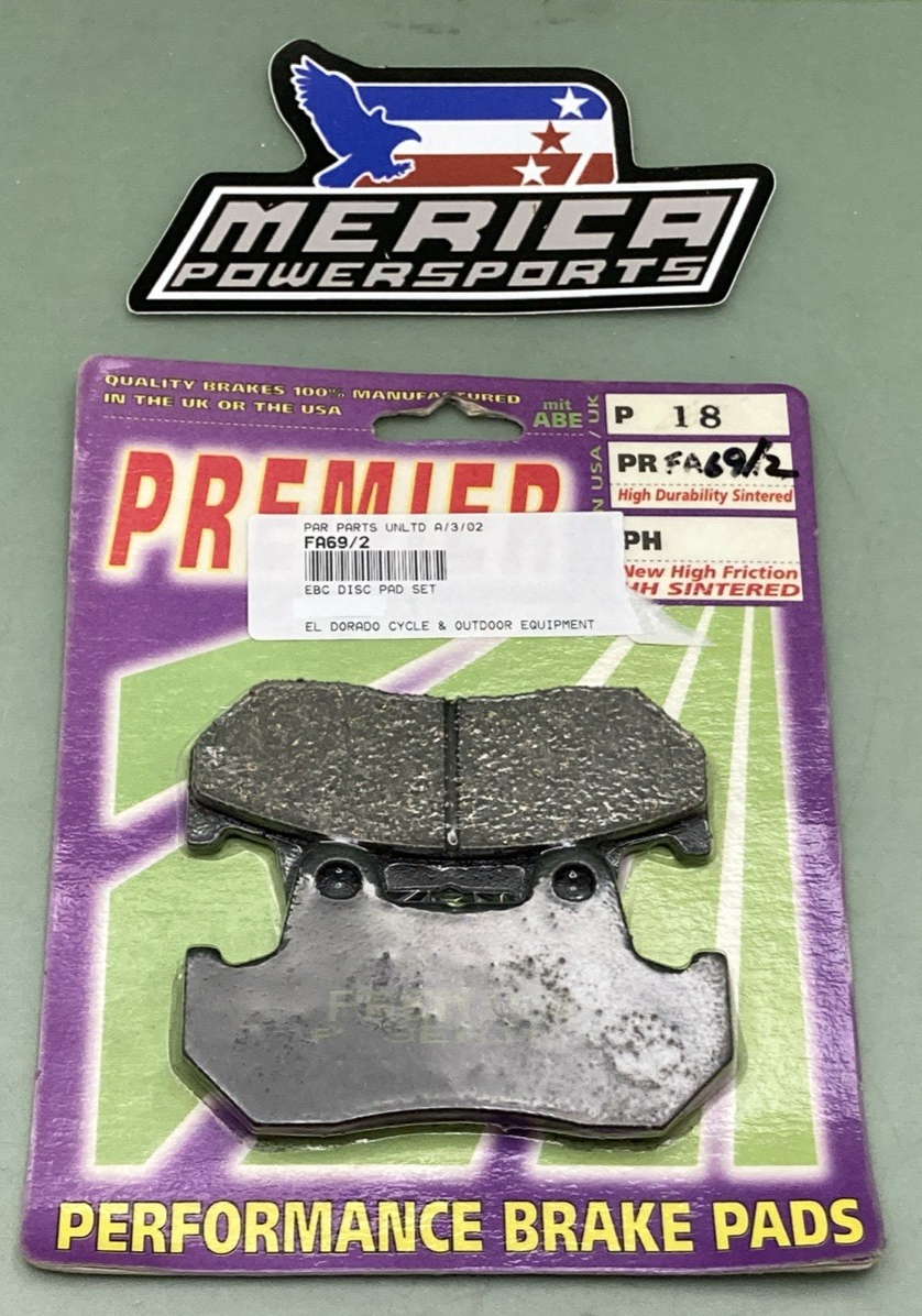 NEW GENUINE PREMIER P18 Sintered Brake Pads