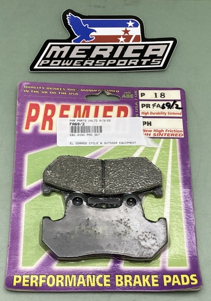 NEW GENUINE PREMIER P18 Sintered Brake Pads