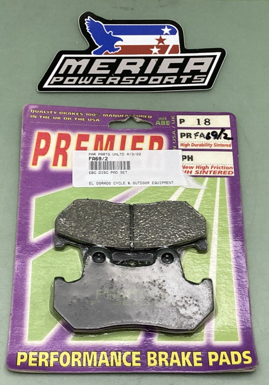 NEW GENUINE PREMIER P18 Sintered Brake Pads