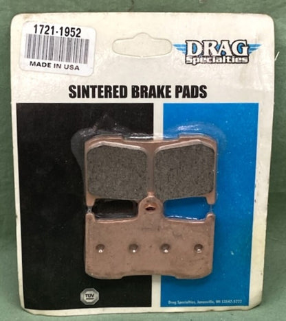 Drag Specialties 1721-1952 Sintered Brake Pad Set New Genuine